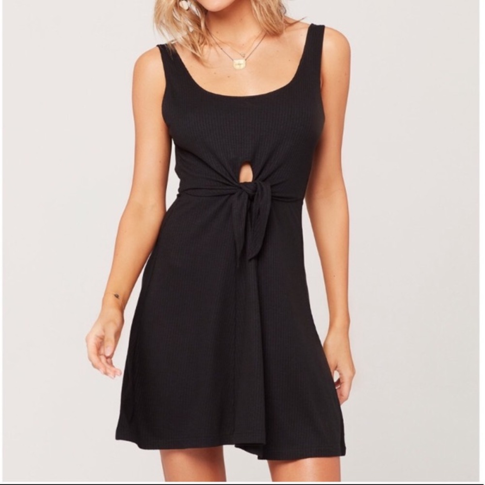 NWT L*Space Topanga Dress Cover Up Medium Black - Picture 8 of 10